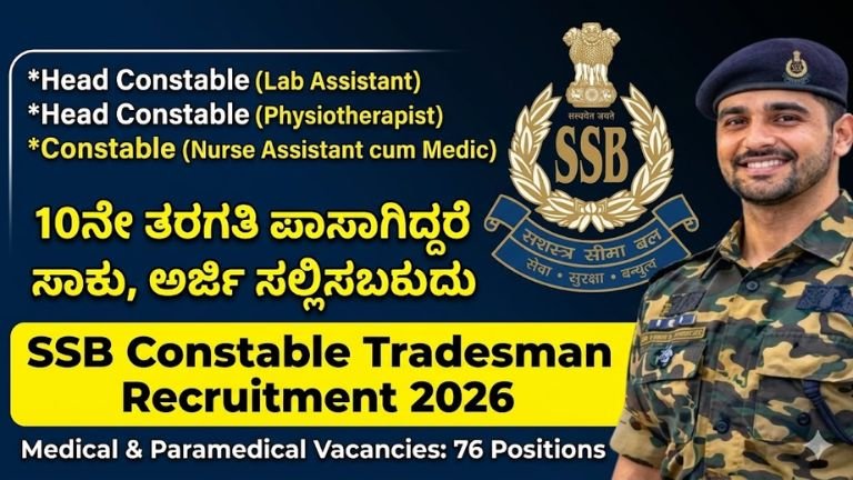 SSB recruitment 2026