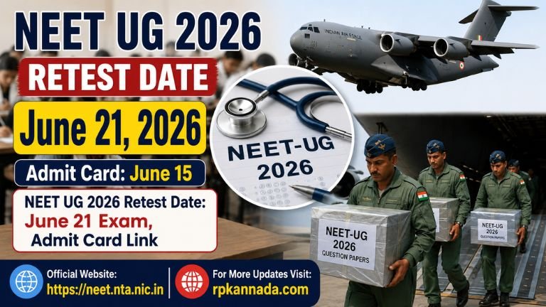 NEET UG 2026 Retest Date