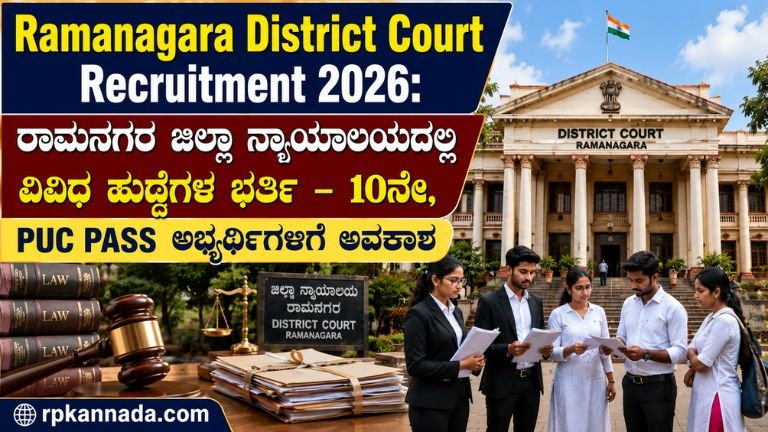 Ramanagara District Court Recruitment 2026