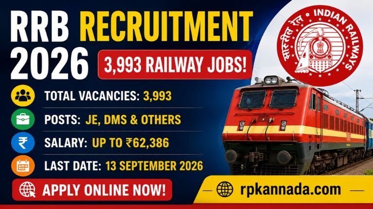 RRB JE Recruitment 2026